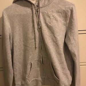 abercrombie and fitch zip-up